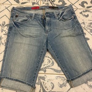 Ag Jean shorts washed blue